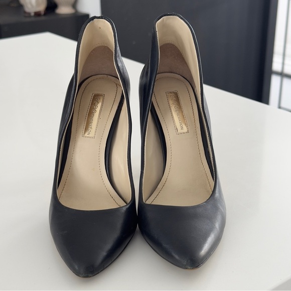 BCBGeneration Shoes - BCBG Black Leather Pumps
